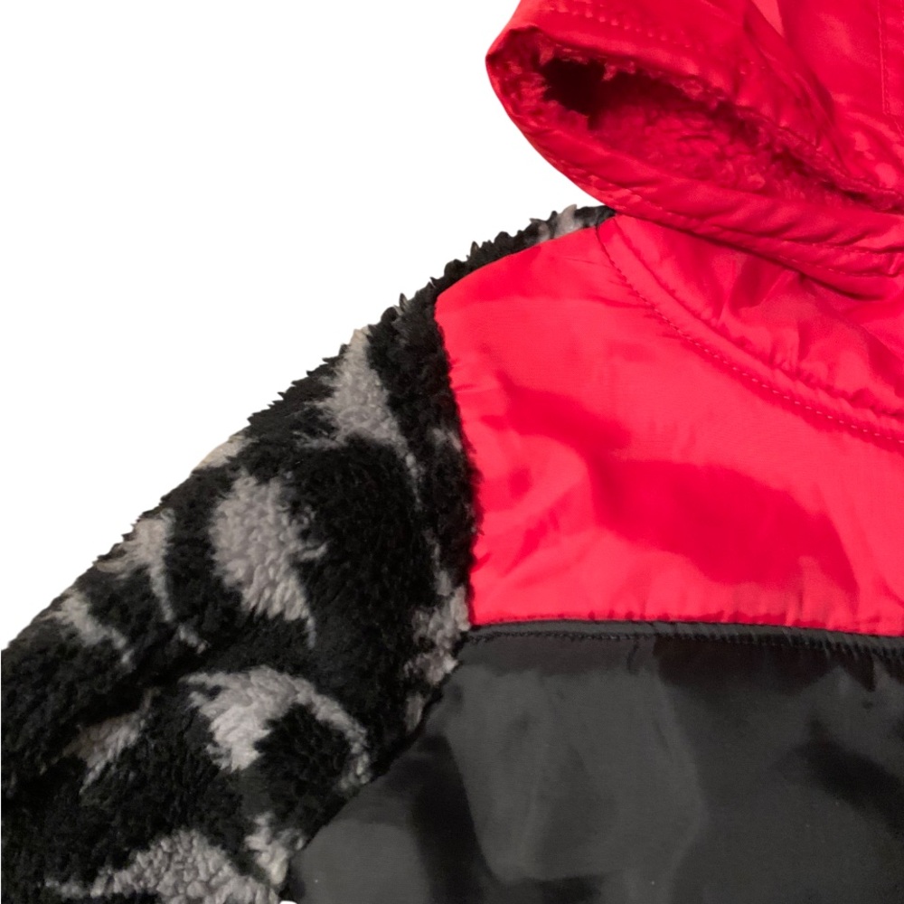 2 Piece Fleece Set Dinosaur Hoodie 1/4 Zip & Black Pants 2T NWT - Picture 5 of 6